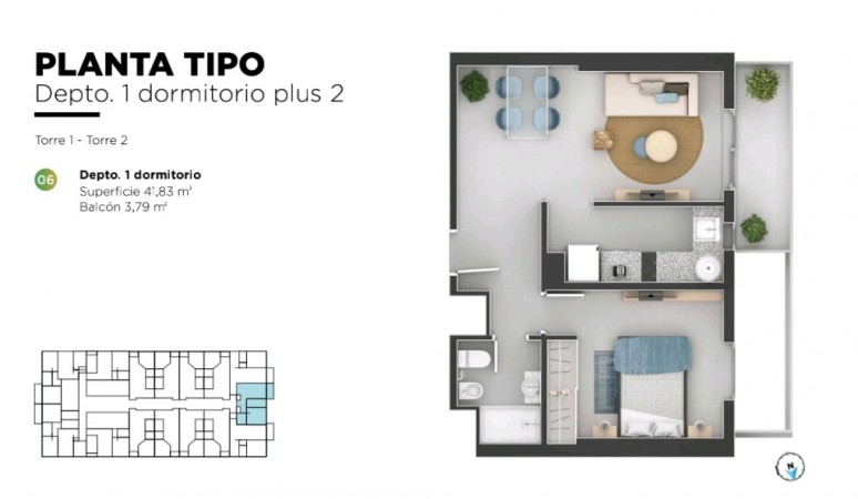 VENTA DPTO 1 DORMITORIO POCITO CORDOBA CAPITAL - OPORTUNIDAD INVERSION.