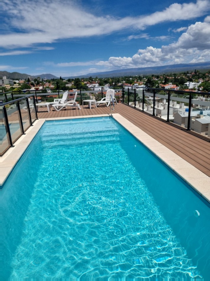 OPORTUNIDAD AMOBLADO!! VENTA DPTO 1 DORMITORIO Y COCHERA A ESTRENAR EN EDIFICIO VENETO VI